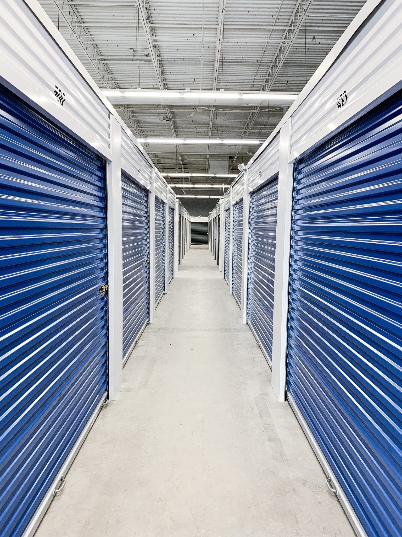 Blue Indoor Storage at Ashland Storage Center
